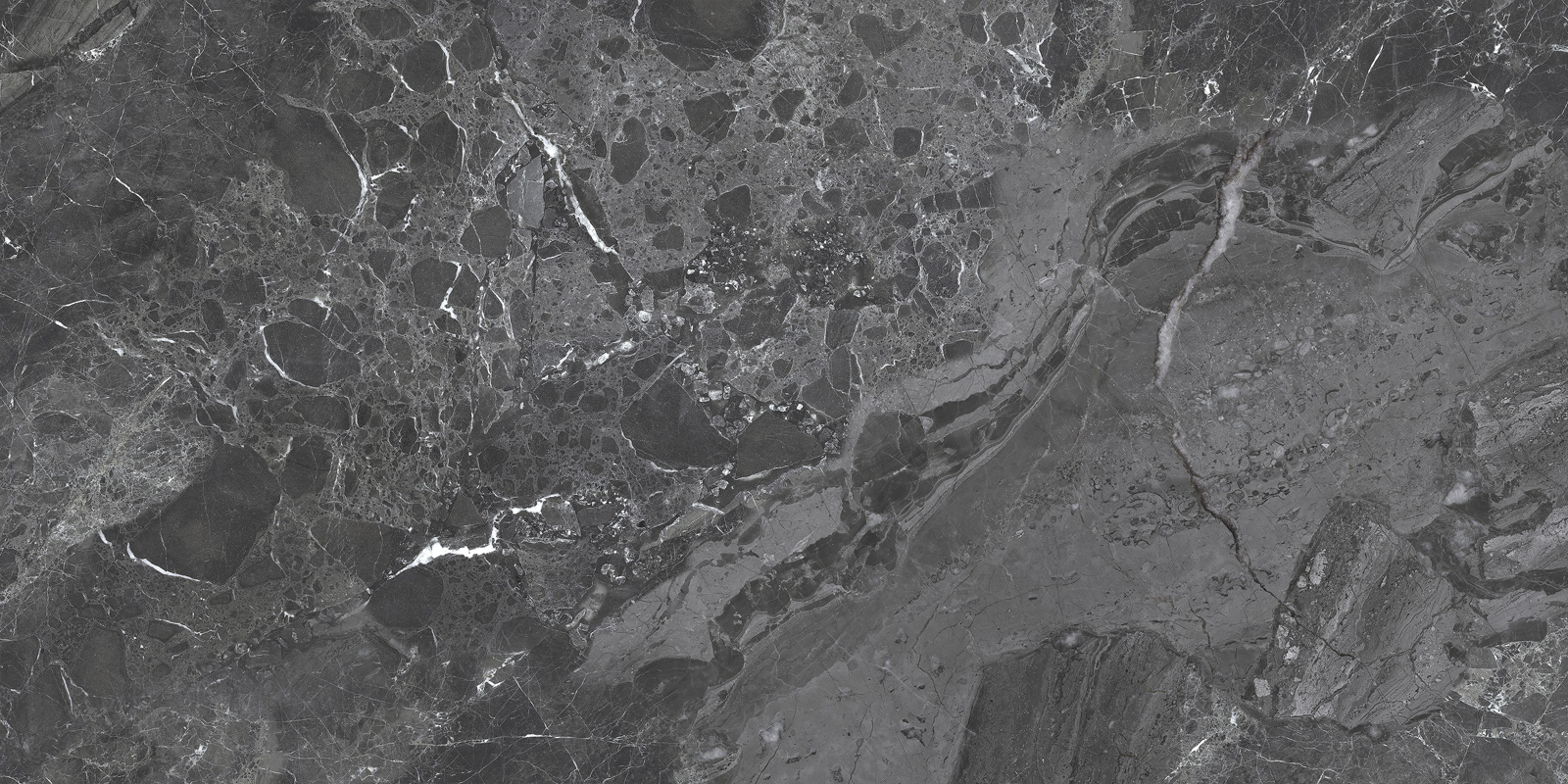 Керамогранит delacora Грейни Дарк 60120gry99 черный 60x120