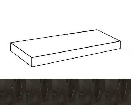 Ступени impero tito scalino angolare sx 33x45