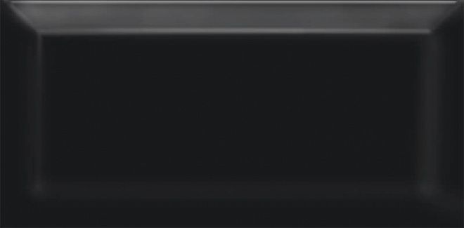 Керамическая плитка бланше чёрный грань 9,9x20