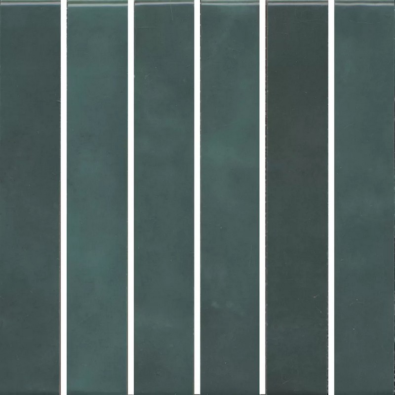 Керамическая плитка Декор kerama marazzi kmd2msm005bn Фес мозаичный зеленый темный глянцевый 15x15