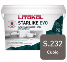 Затирка эпоксидная + клей Литокол STARLIKE EVO 1кг S.232 CUOIO