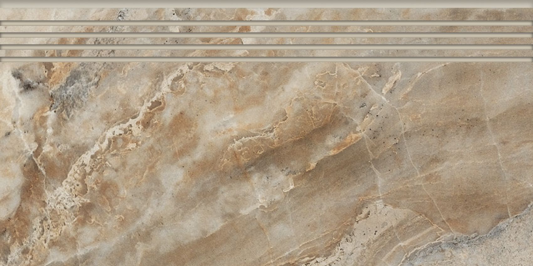 Ступени premium marble brown 29,4x60