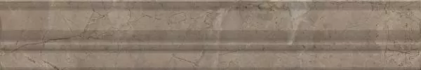 Керамическая плитка Бордюр kerama marazzi blc033r Багет Серенада бежевый темный глянцевый обрезной 5x30