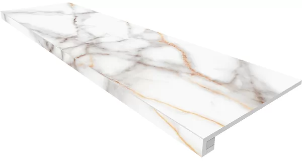 Ступени Комплект estima sm03 ametis supreme ferrum (33x120 непол. прямоугол. бортик без насечек + Подступенок 14,5x120) 33x120