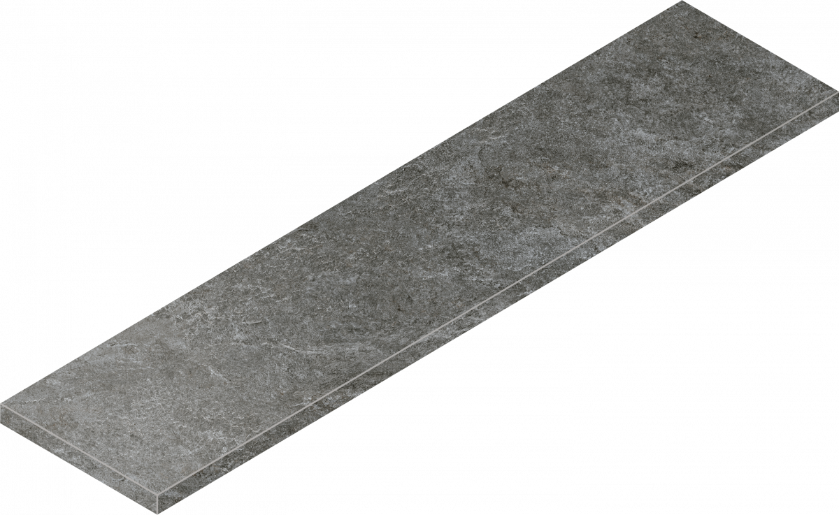 Ступени Италон Магма Графит угловая левая 620070003024 серый 33x120