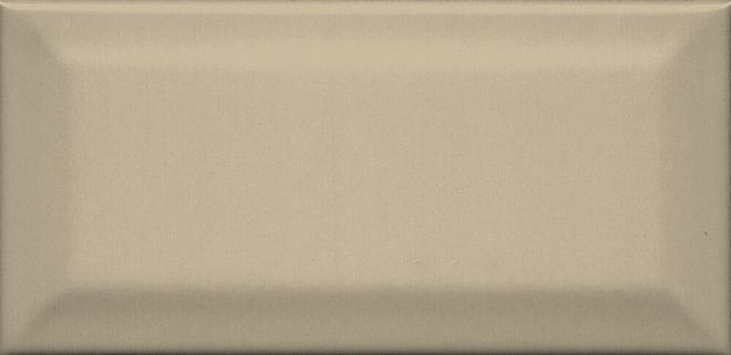 Керамическая плитка клемансо беж тёмный грань 7,4x15