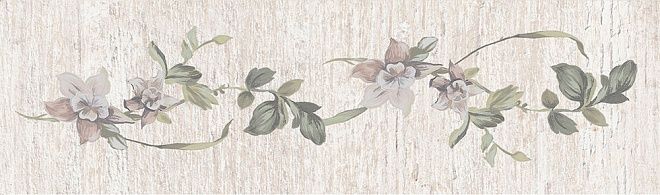 Керамическая плитка Бордюр Кантри Шик 6,3x20