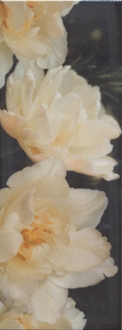 Керамическая плитка декор ноттингем тюльпан 15x40