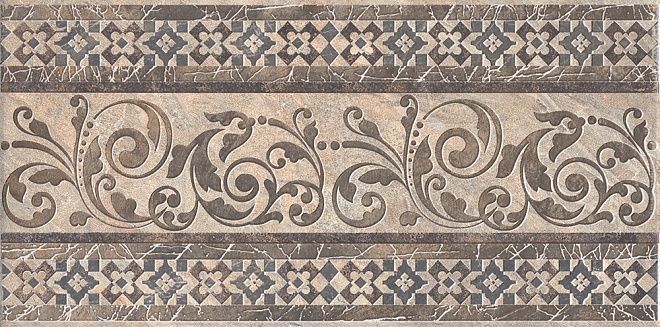 Керамогранит Бордюр Бромли бежевый 19,6x40,2