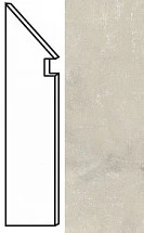 Керамогранит boost white battiscopa sag.sx 7,2x30