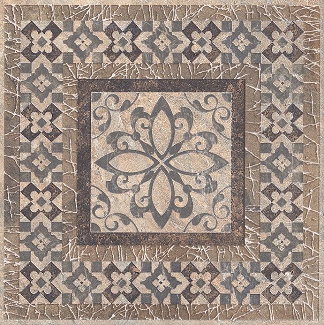 Керамогранит Вставка Бромли бежевый 19,6x19,6