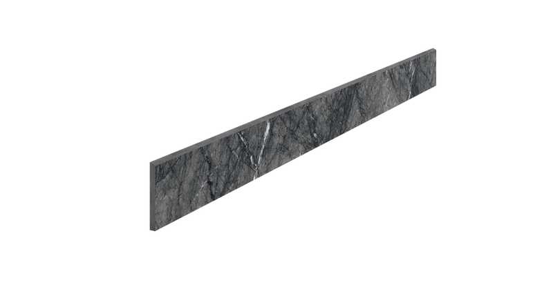 Керамогранит uffizi black battiscopa 7,2x90