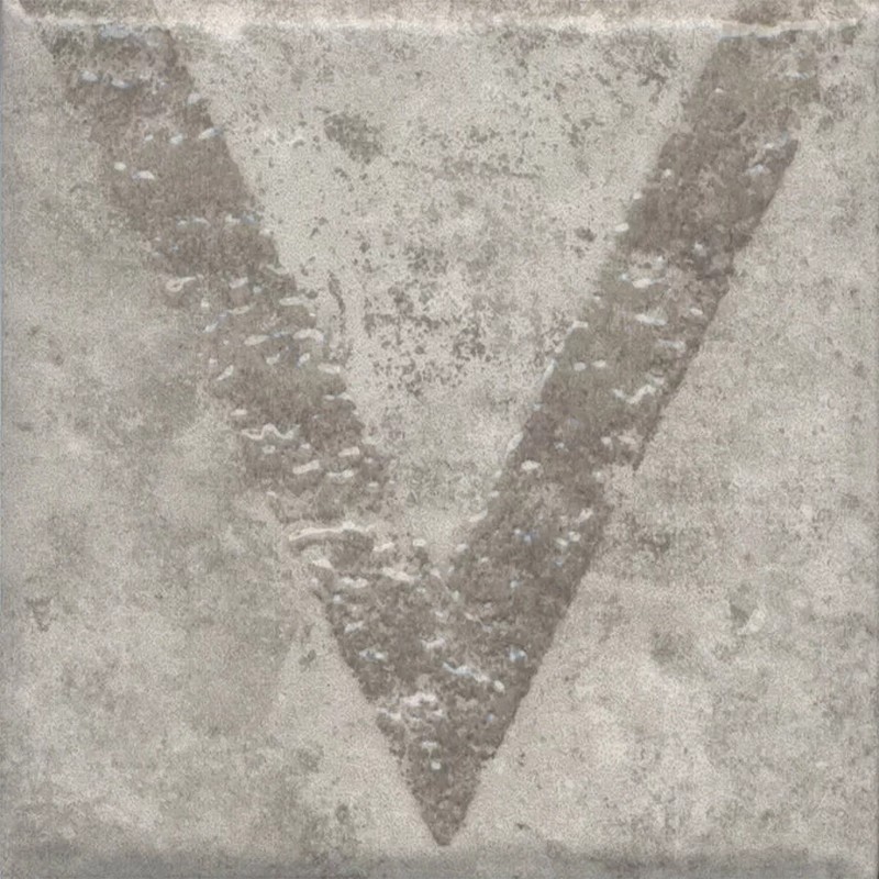 Керамическая плитка Декор kerama marazzi kmd3sta035gn Спартель 1 серый матовый 9.8x9.8