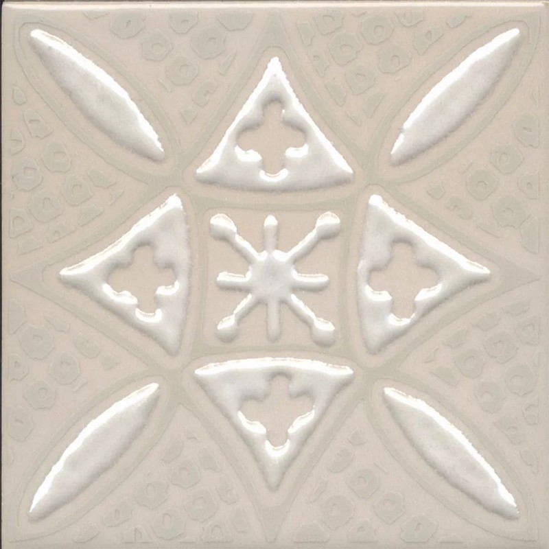 Керамическая плитка Декор kerama marazzi kmd3sta017gn Бахия 2 бежевый светлый глянцевый 9.8x9.8