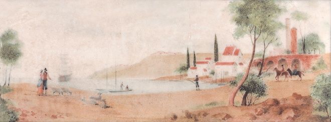 Керамическая плитка декор форио пастораль ad\a227\15067 15x40