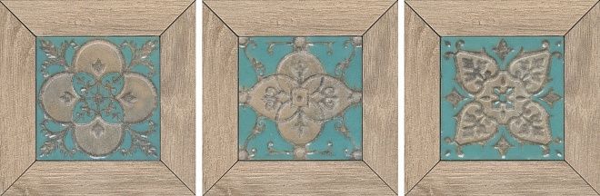 Керамогранит Вставка Меранти пепельный светлый мозаичный 13x13