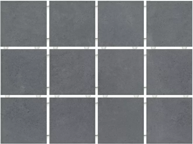 Керамическая плитка kerama marazzi 1290h Амальфи серый темный матовый (из 12 частей 9.8x9.8x0.7) 29.8x39.8