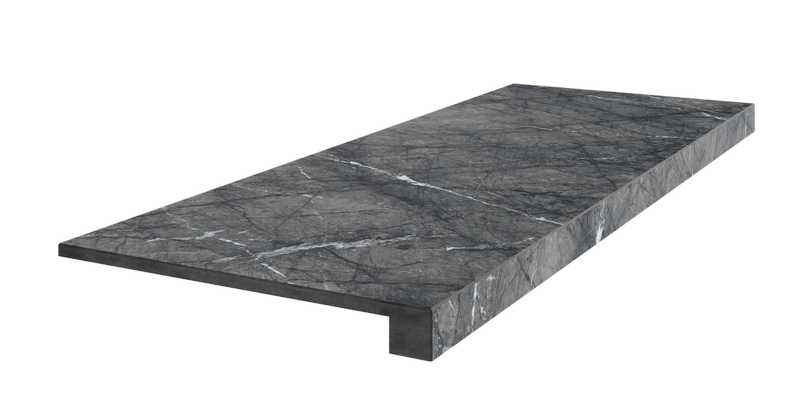 Ступени uffizi black scalino frontal 33x90