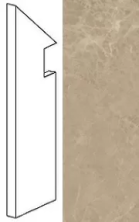 Керамогранит marvel elegant sable  battiscopa sag.sx 7,2x30