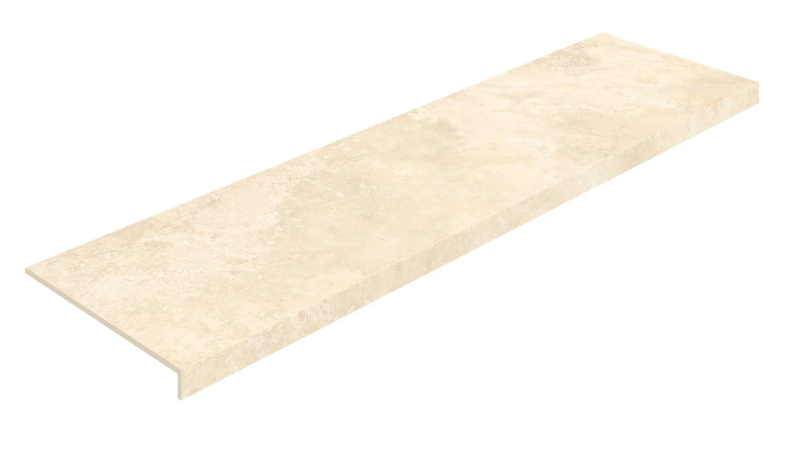 Ступени coliseumgres Аурелия Уайт фронтальная 620070002849 бежевый 33x120