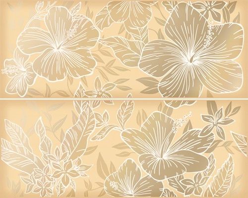 Керамическая плитка elissa sabbia fiore 1c 40,2x50,5