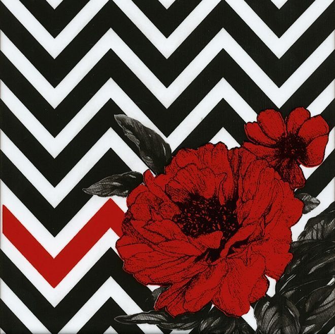 Керамическая плитка Декор Этуаль Цветок stg\a614\17000 15x15