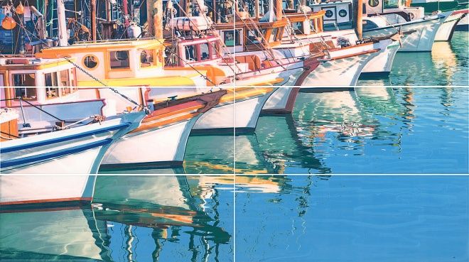 Керамическая плитка Панно Салерно 45x80