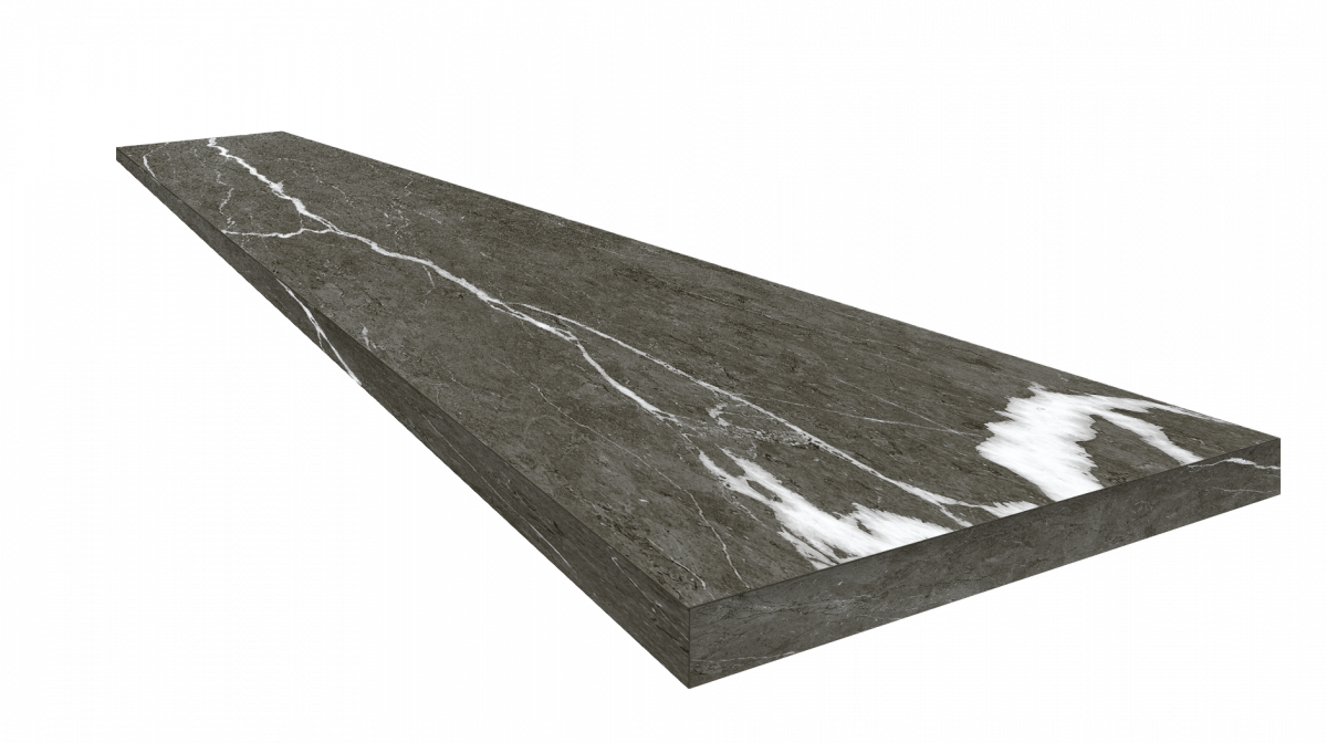 Ступени coliseumgres Микеланджело Дарк угловая правая 620070002502 черный 33x60