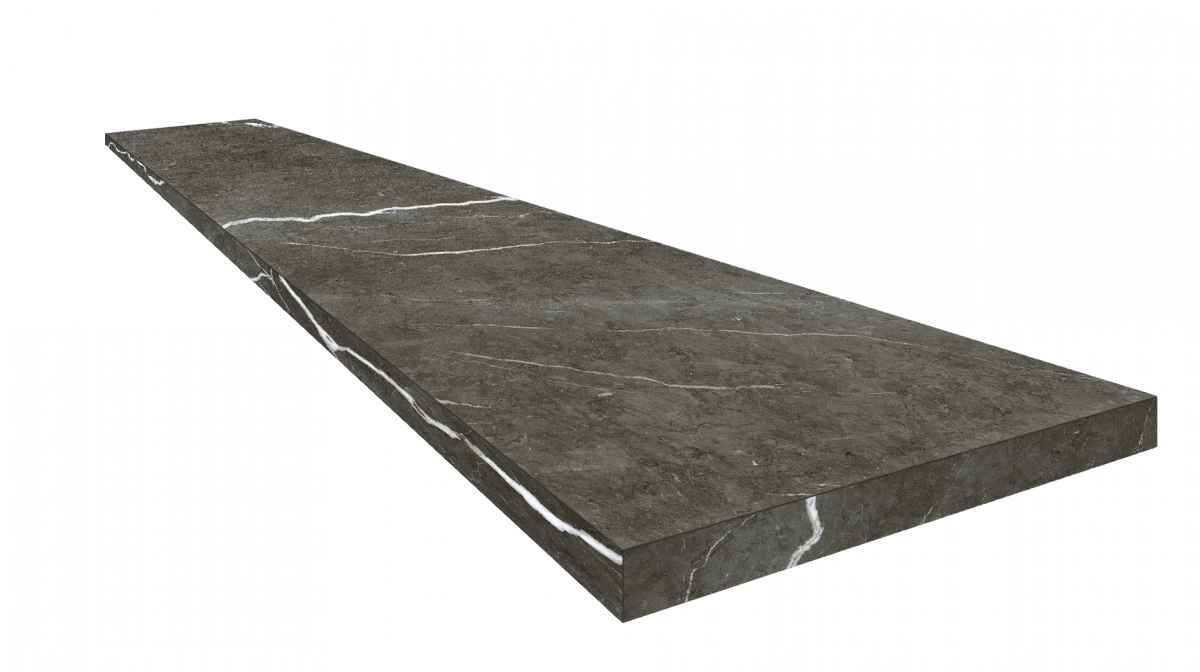 Ступени coliseumgres Микеланджело Дарк угловая правая 620070002493 черный 33x120