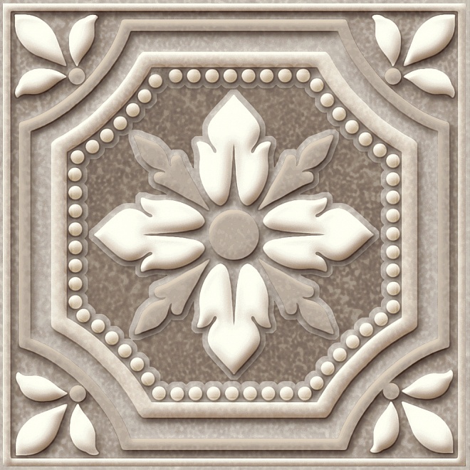 Керамическая плитка Вставка Пьяцца матовый 7x7