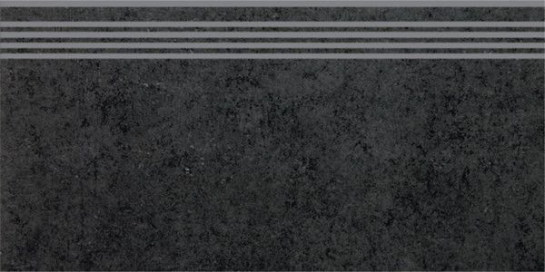 Ступени ступень фудзи черный обрезной 30x60