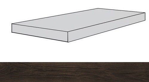 Ступени элиго дарк браун ступень угловая правая 33x120