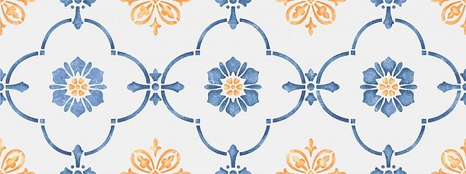 Керамическая плитка сорренто орнамент 15x40