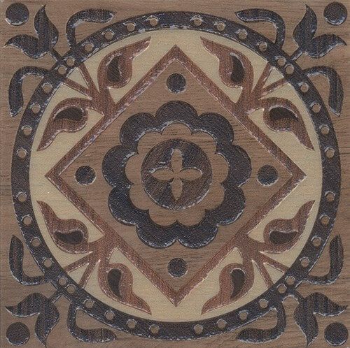 Керамогранит Вставка Фратте беж лаппатированный hgd\a28\tu0031l 20x20