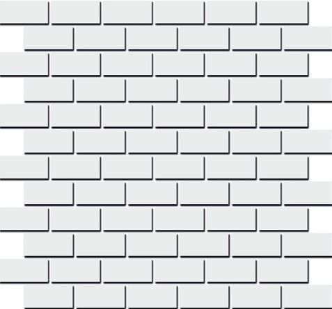 Керамическая плитка Декор Турнон белый матовый мозаичный 30x32