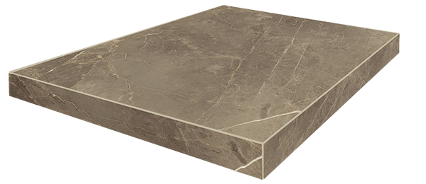 Ступени Портофино Серый Ступ.90 Угл.лев 33x90