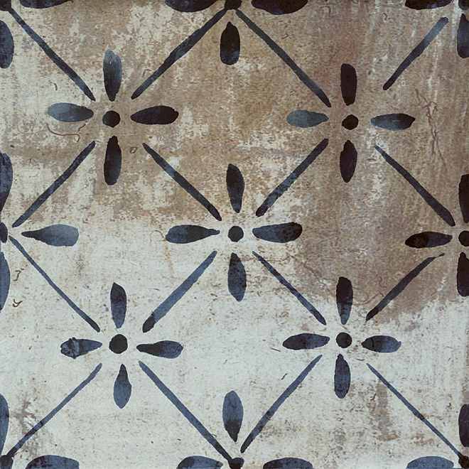 Керамическая плитка Декор Довиль 4 глянцевый 9,8x9,8