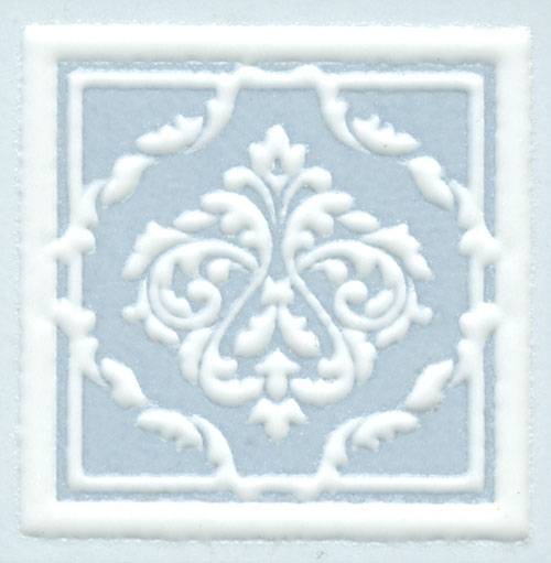 Керамогранит вставка петергоф голубой 7,7x7,7