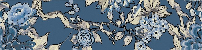 Керамическая плитка Бордюр Жардим 3 обрезной 7,2x30