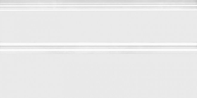 Керамическая плитка Плинтус Марсо белый обрезной 15x30