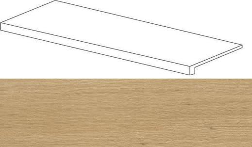 Ступени верити натурал фронтальная 33x120