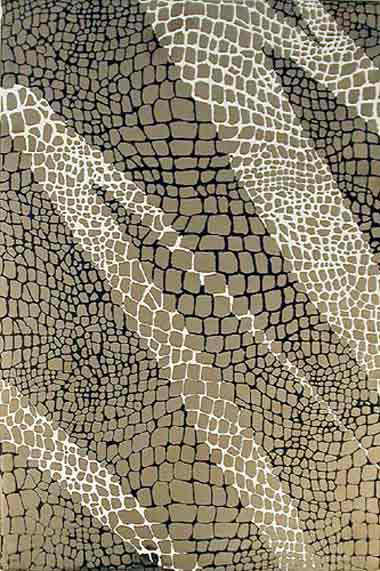 Керамическая плитка декор варан черный 20x30