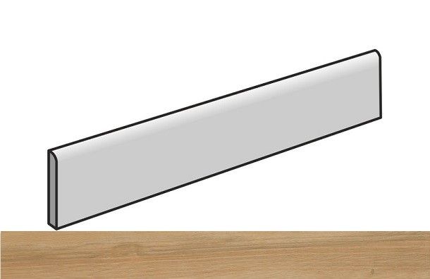 Керамогранит фрейм коньяк плинтус 7,2x60