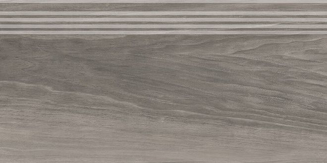 Ступени Ступень Слим Вуд серый обрезной 30x60