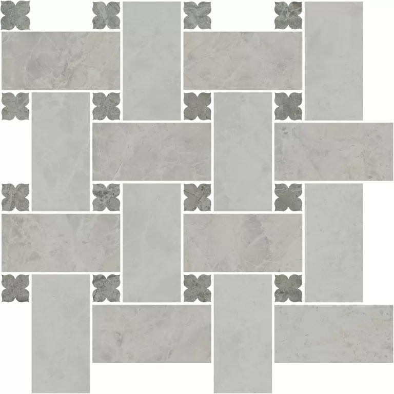 Керамическая плитка Декор kerama marazzi id161 Риальто 1 наборный матовый 43.5x43.5