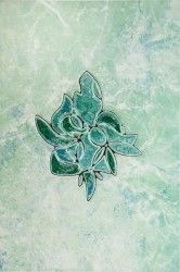 Керамическая плитка пьетра декор бирюзовый 20x30