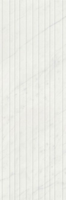 Керамическая плитка Борсари белый структура обрезной 25x75