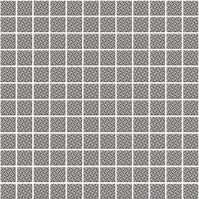 Керамическая плитка кастелло орнамент серый 29,8x29,8