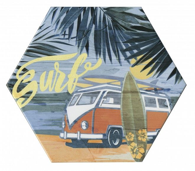 Керамическая плитка Декор Серфинг hgd\a340\24000 20x23,1