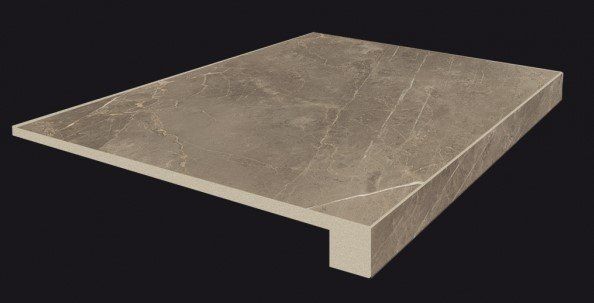 Ступени Портофино Серый Ступ.45 Фронт Шлиф 33x45